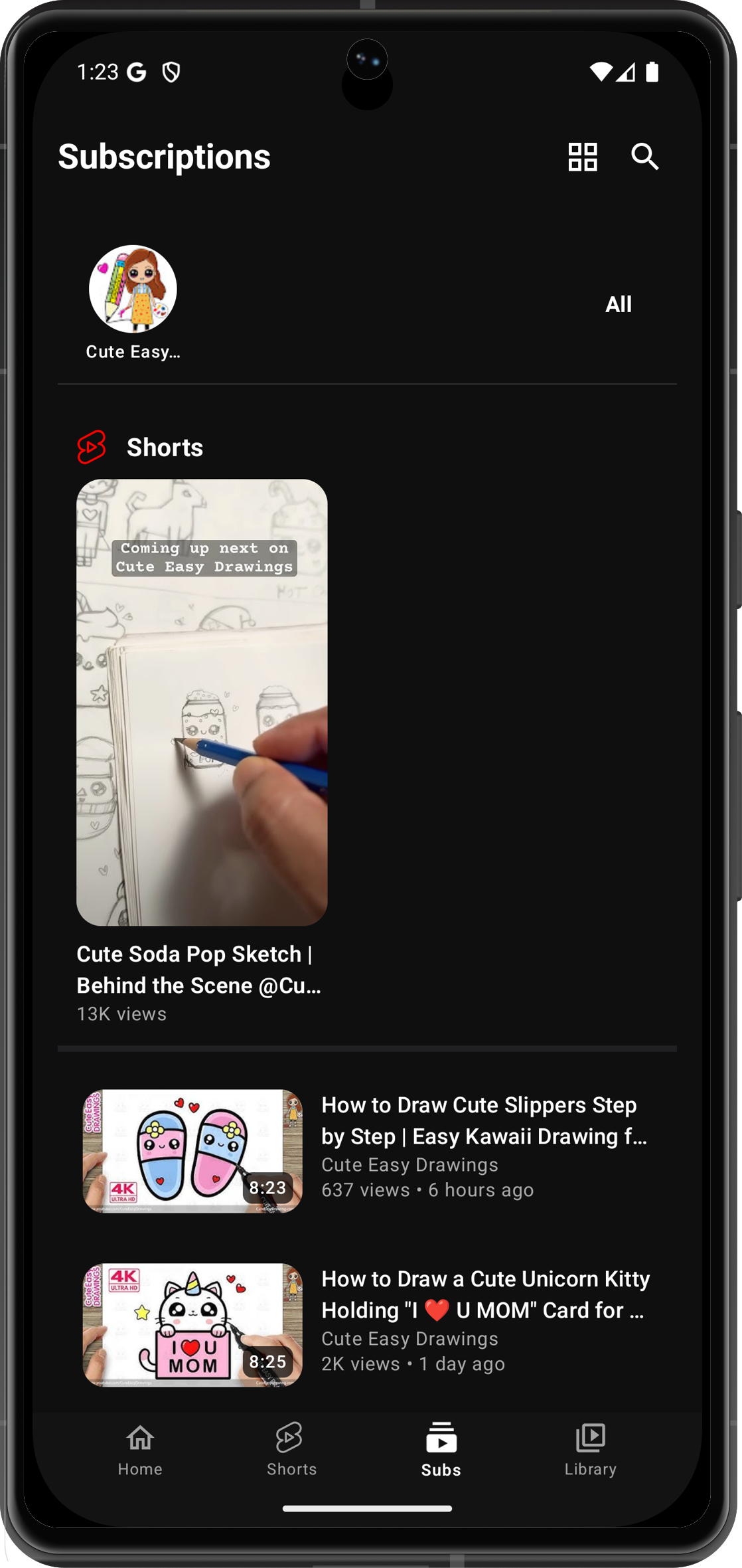 EchoTube screenshot showing a channel page